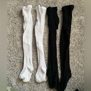 Set of 4 girls tights